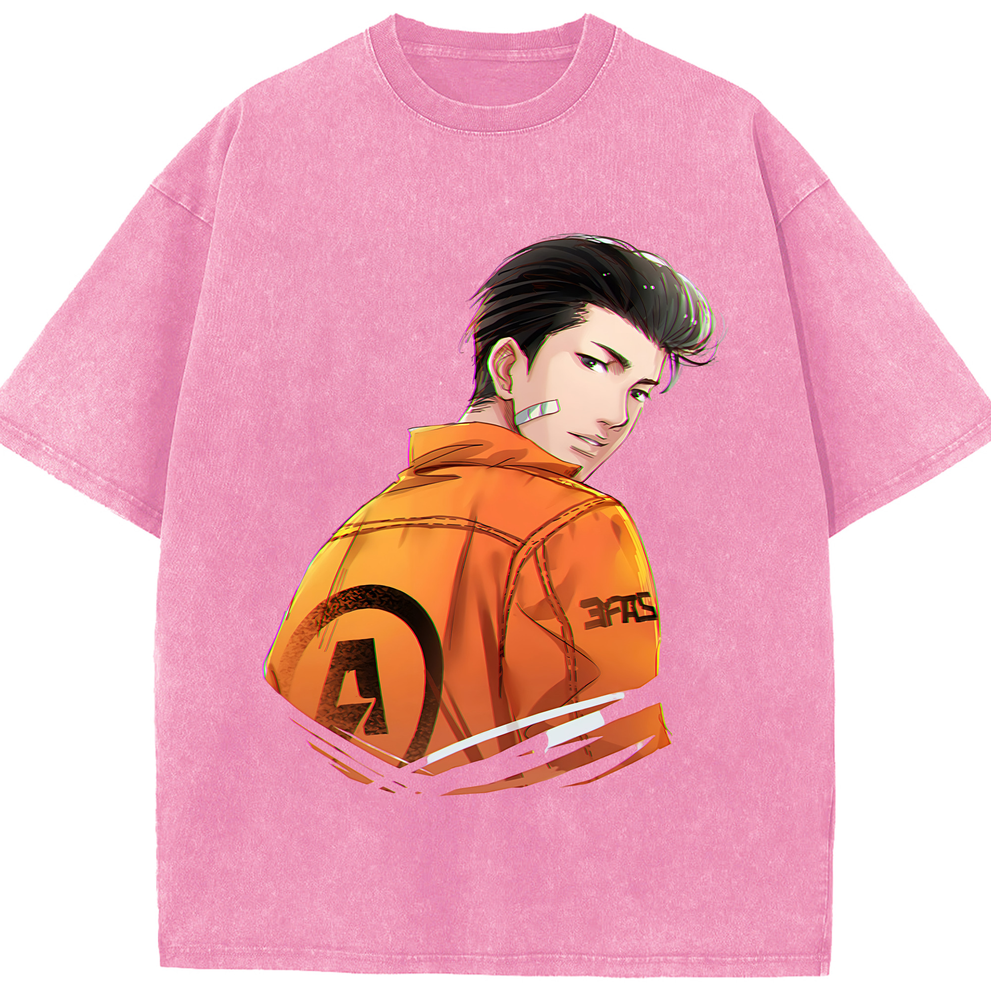 （画像用） SLAM DUNK／スラムダンク 綿100% ヴィンテージ風 半袖Tシャツ（フロントプリント）
